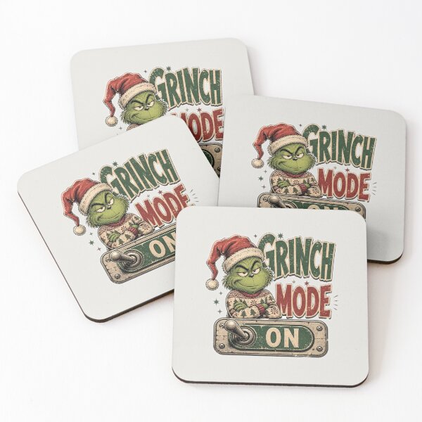Item preview, Grinch Mode On Funny Grumpy Christmas Monster designed and sold by elisarasada.