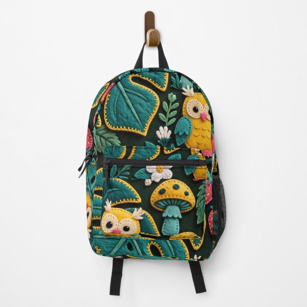 Item preview, Cute Owl Forest Clay Texture Seamless Pattern designed and sold by One City Two Children Studio.
