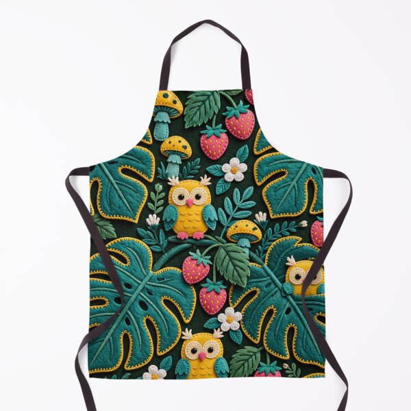 Item preview, Cute Owl Forest Clay Texture Seamless Pattern designed and sold by  One City Two Children Studio.