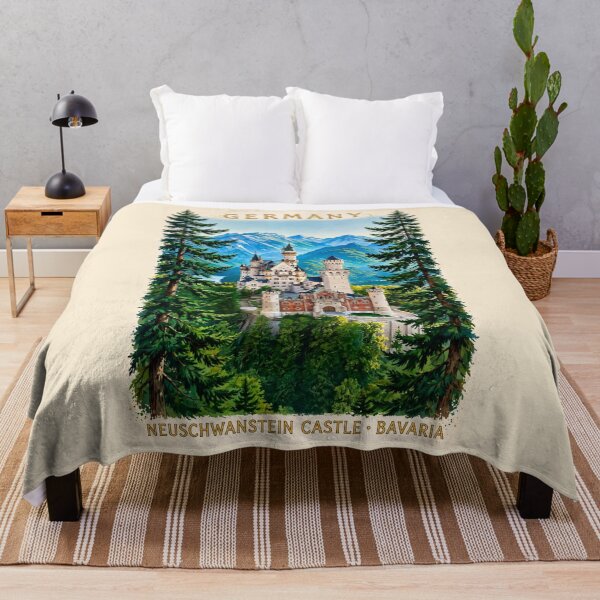 Item preview, Germany — Neuschwanstein Castle — A Summer Dream in Bavaria designed and sold by DibujandoPorfa.