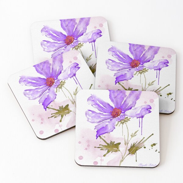 Item preview, Loose watercolor wildflower painting  designed and sold by SusanAlajoki.