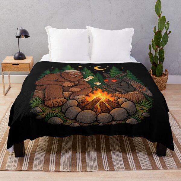 Item preview, Bigfoot Alien Fishing Fishinglake Wilderness Stargazing designed and sold by adiencarteras.