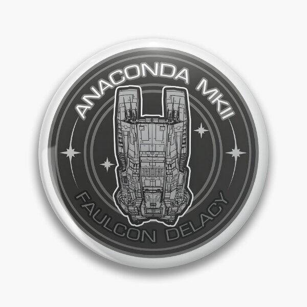 Artikelvorschau, Elite Dangerous Anaconda Mk II Faulcon DeLacy Schiffspatch entworfen und verkauft von CharlieDesings.