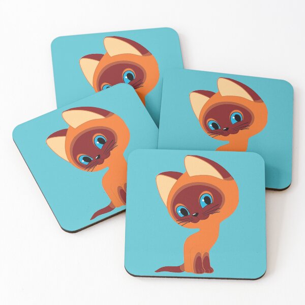 Item preview, Cute Cartoon Orange Cat – Big Blue Eyes & Sweet Sitting Pose designed and sold by V&Z Ninish.