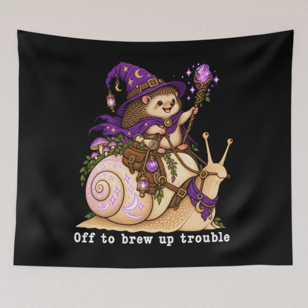 Item preview, Off To Brew Up Trouble Frog Wizard Frogwizard Spellcaster designed and sold by adiencarteras.