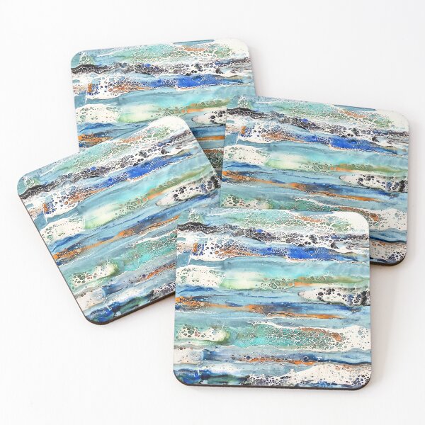 Item preview, Ocean Dreaming Abstract Wall Art designed and sold by Dream Mythos Studios.