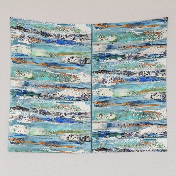 Item preview, Ocean Dreaming Abstract Wall Art designed and sold by Dream Mythos Studios.