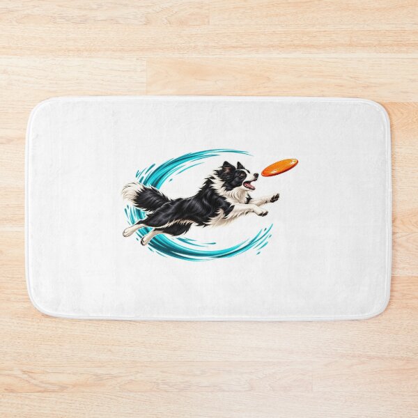 Item preview, Border Collie Flying Disc Action Art designed and sold by TeNovaStudio.