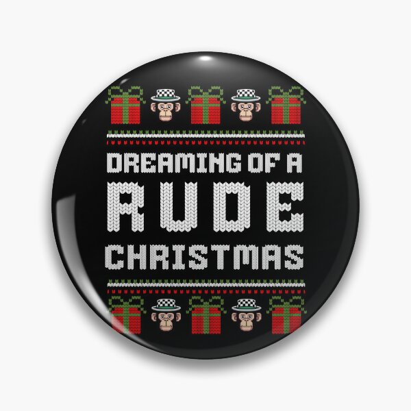 Item preview, 2 Tone Ska Dreaming of a Rude Christmas Ugly Sweater designed and sold by RuderThanMerch.