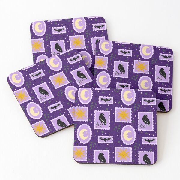 Item preview, Spooky Celestial Stamps designed and sold by SketchNScribbleShop.
