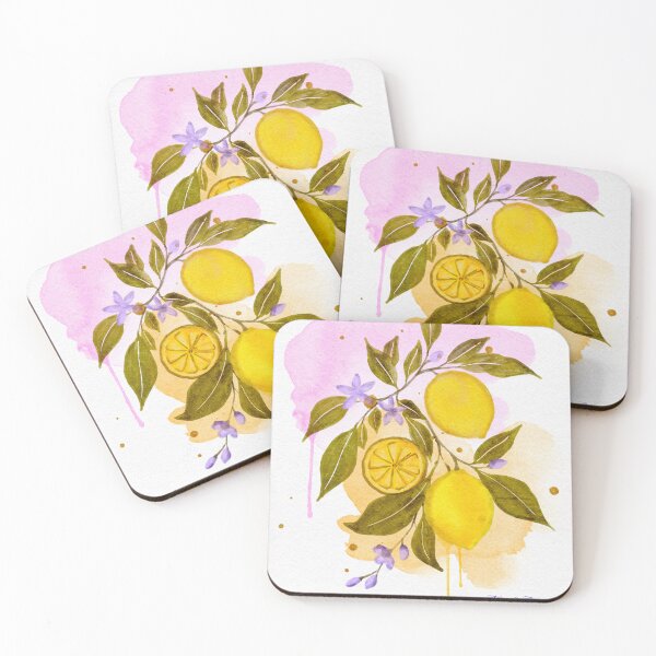 Item preview, Digital Loose watercolor Lemons Painting designed and sold by SusanAlajoki.