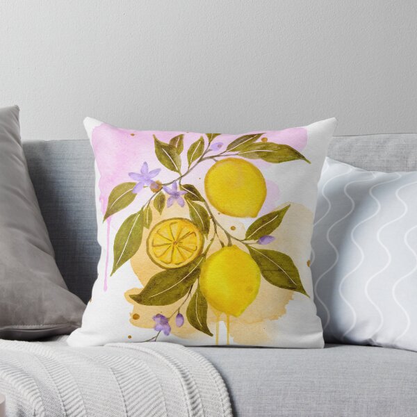 Item preview, Digital Loose watercolor Lemons Painting designed and sold by SusanAlajoki.