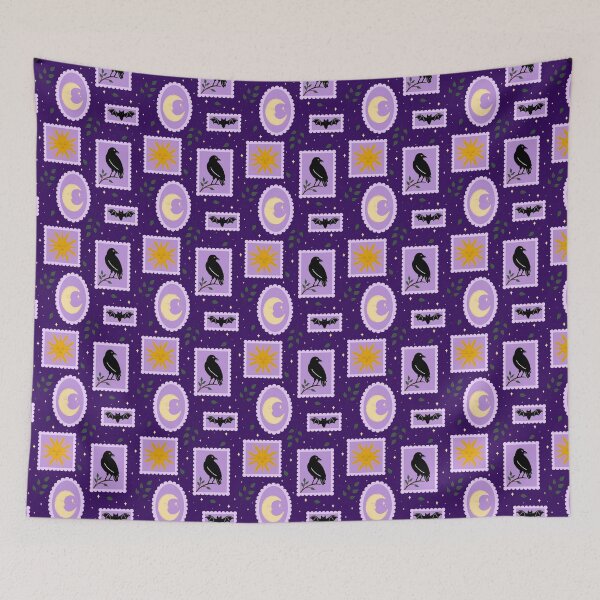 Item preview, Spooky Celestial Stamps designed and sold by SketchNScribbleShop.