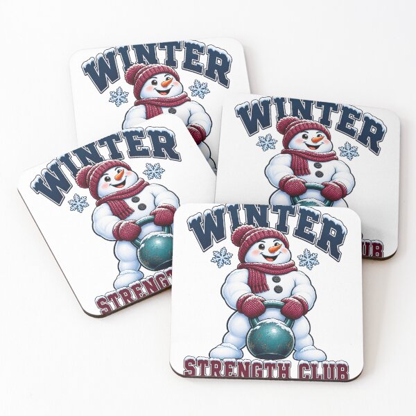 Item preview, Snowman Kettlebell Winter Strength Club designed and sold by TeNovaStudio.