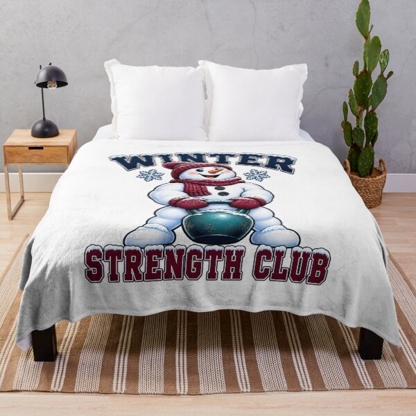 Item preview, Snowman Kettlebell Winter Strength Club designed and sold by TeNovaStudio.