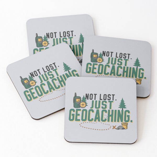Item preview, Not Lost Just Geocaching – Geocaching Sayings designed and sold by WikaKowalczyk.
