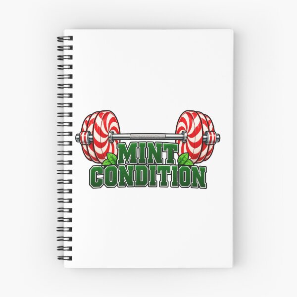 Item preview, Mint Condition Peppermint Barbell Holiday Fitness designed and sold by TeNovaStudio.