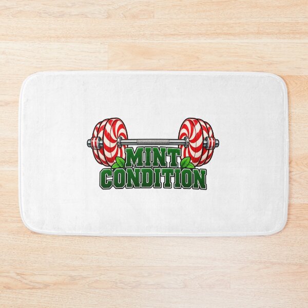 Item preview, Mint Condition Peppermint Barbell Holiday Fitness designed and sold by TeNovaStudio.