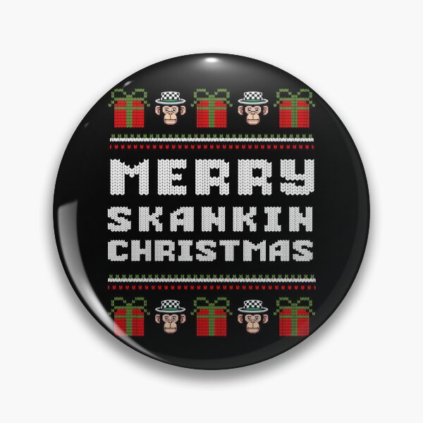 Item preview, 2 Tone Ska Merry Skankin Christmas Ugly Sweater designed and sold by RuderThanMerch.