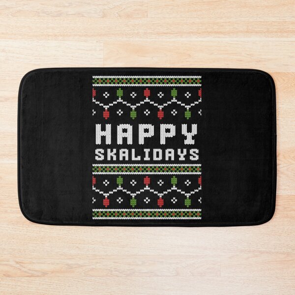 Item preview, 2 Tone Ska Happy Skalidays Ugly Christmas Sweater Knit designed and sold by RuderThanMerch.