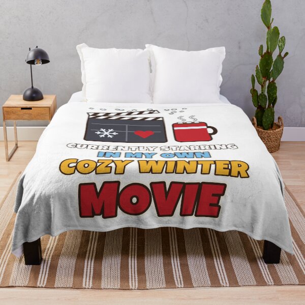 Item preview, Currently Starring In My Own Cozy Winter Movie Funny Winter designed and sold by Bornprints.