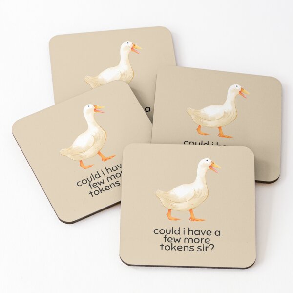 Item preview, Silly Goose - Could I Have a Few More Tokens Sir designed and sold by MaddyDesignsCo.