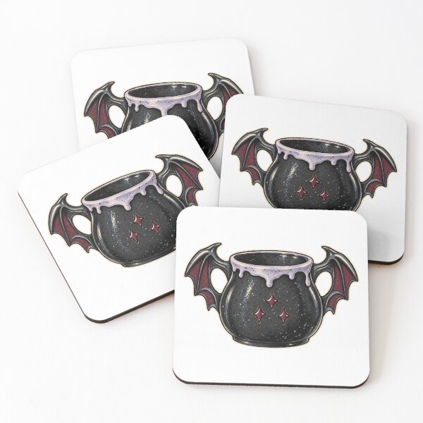 Item preview, Gothic Bat Wing Pottery Mug designed and sold by Philippa Shop.