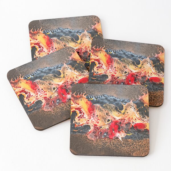 Item preview, Dragon's Breath Abstract Painting designed and sold by Dream Mythos Studios.
