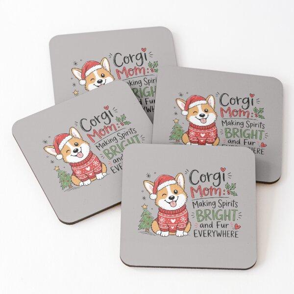 Item preview, Corgi Mom Making Spirits Bright And Fur Everywhere - Corgi Christmas designed and sold by AVStore28.