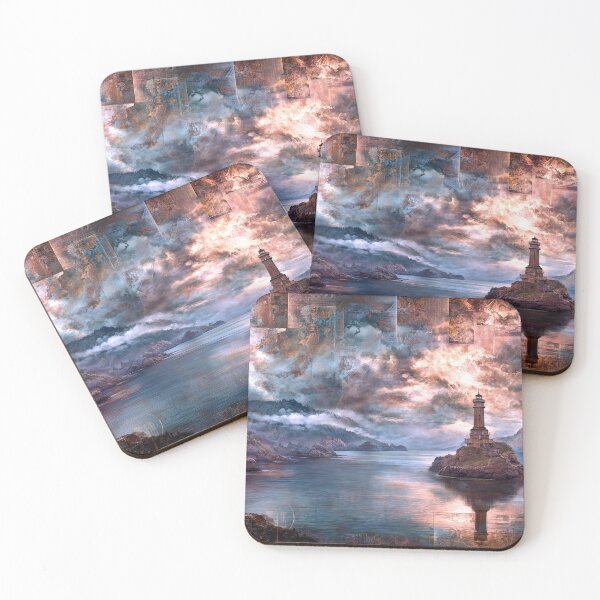 Item preview, A Whisp of Light Abstract Seascape designed and sold by Dream Mythos Studios.