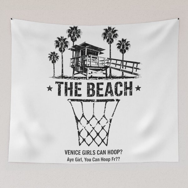 Item preview, The Beach Venice Girls Hoop Vintage Lifeguard Tower designed and sold by Yellowriversss.
