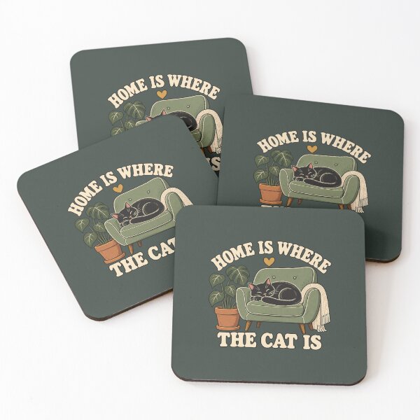 Item preview, Home Is Where the Cat Is – Cozy Armchair designed and sold by WAUZ.