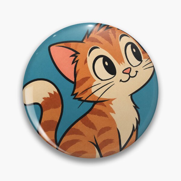 Item preview, Cute Orange & White Cat Blue Background designed and sold by Karlss0n.