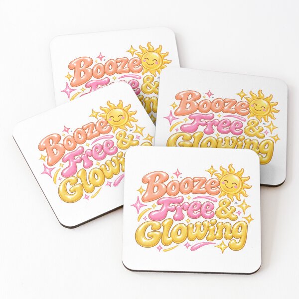 Item preview, Booze Free & Glowing – Sobriety Gift designed and sold by Freekey Store.