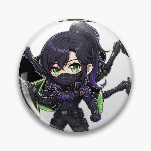 Item preview, Hanabi Venom Nephila Name Banner Showcase Sticker - Mobile Legends Fan Art designed and sold by Lesley D.