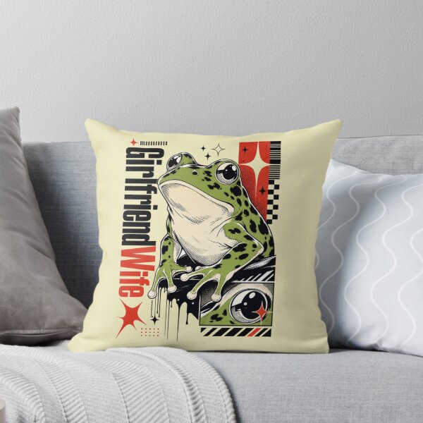 Item preview, Girlfriend Wife Anime Frog Art | Spotted Toad Red Scarf Manga Graphic Poster Gift designed and sold by illeN-Art-World.
