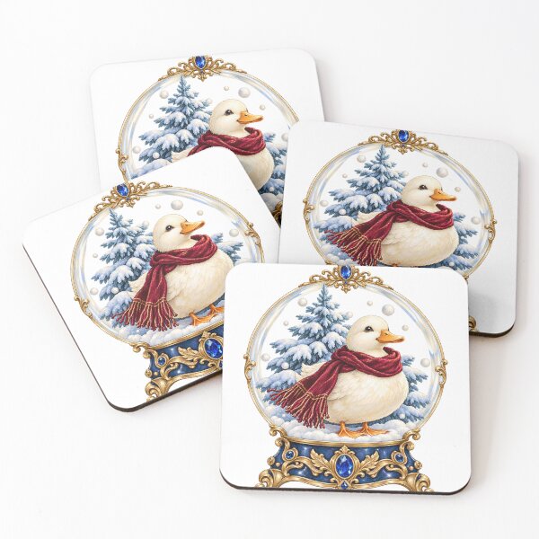 Item preview, Snow Globe Duck Winter Wonderland designed and sold by TeNovaStudio.
