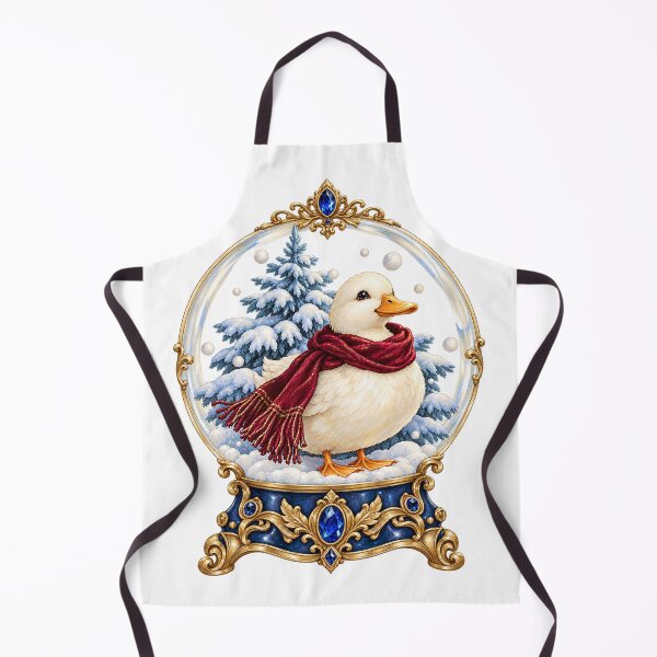 Item preview, Snow Globe Duck Winter Wonderland designed and sold by TeNovaStudio.