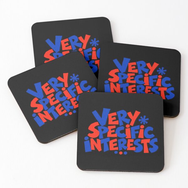 Item preview, Very Specific Interests Niche Hobby Typography designed and sold by TeNovaStudio.