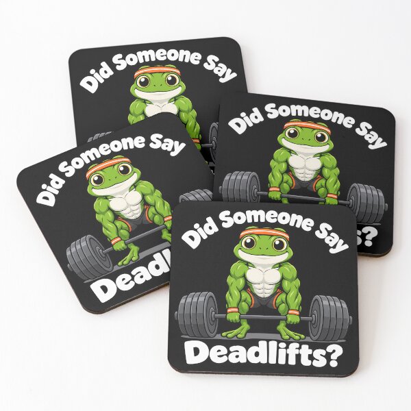 Item preview, Did Someone Say Deadlifts? – Funny Gym Frog Weightlifting designed and sold by Rtcraftani.