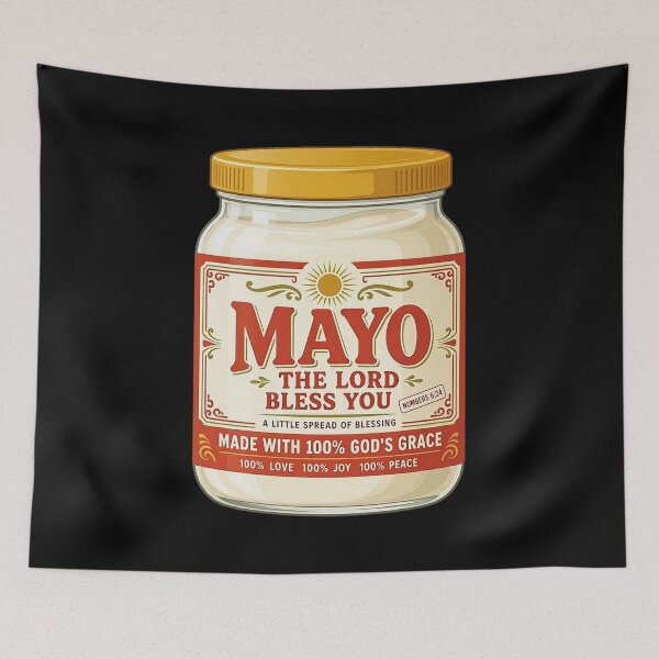 Item preview, Mayo The LORD Bless You - Numbers 6:24 - 100% God's Grace designed and sold by plushism.