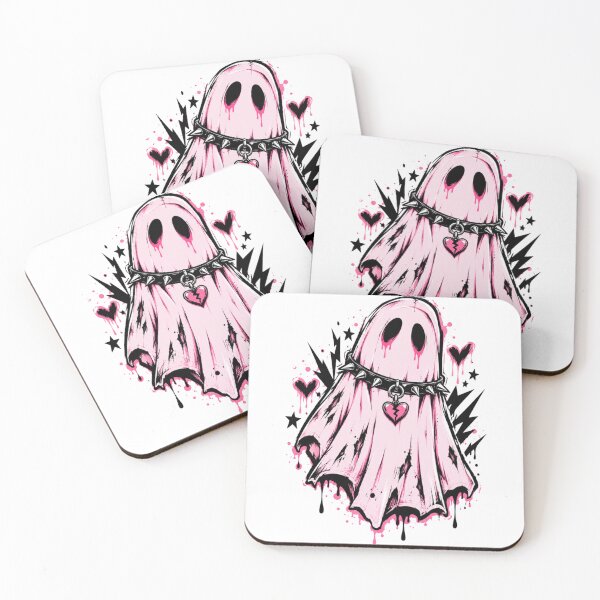 Item preview, Pink Ghost – Creepy Cute Pastel Goth Halloween designed and sold by Blink Art Studio.