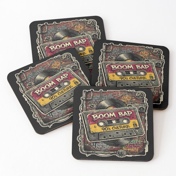 Item preview, Boom Bap Hip Hop Culture Retro Cassette Tape designed and sold by PozivoPlus.
