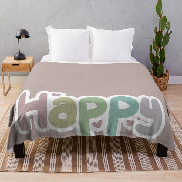 Item preview, Happy Rainbow Text (Light Pink) designed and sold by sadGigi.