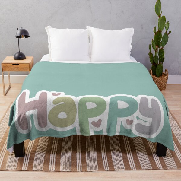 Item preview, Happy Rainbow Text (Blue) designed and sold by sadGigi.