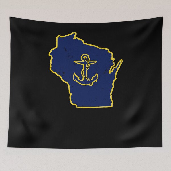 Item preview, Wisconsin Navy T Shirts Navy T Shirt T Shirt Navy designed and sold by shoppzee.