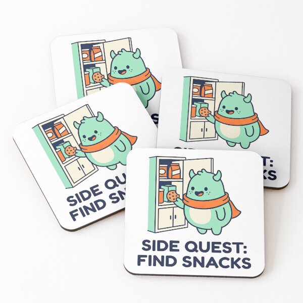 Item preview, Side Quest: Find Snacks designed and sold by Tiny Quest Club.