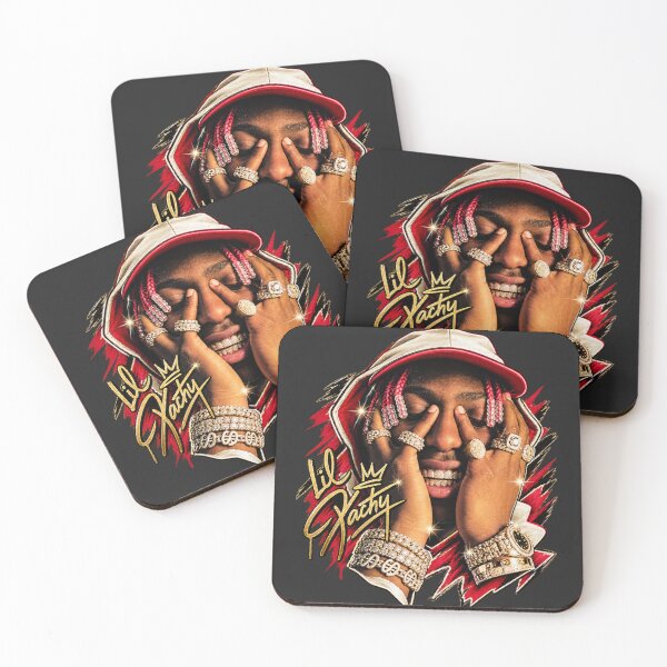Item preview, Lil Yachty White Red Cap Diamonds Jewelry Portrait Rapper designed and sold by Cuiroblinda.