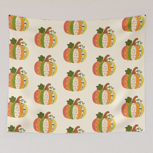 Item preview, Patchwork Pumpkin Thanksgiving Vintage Cottagecore Aesthetic designed and sold by PalleteCreation.