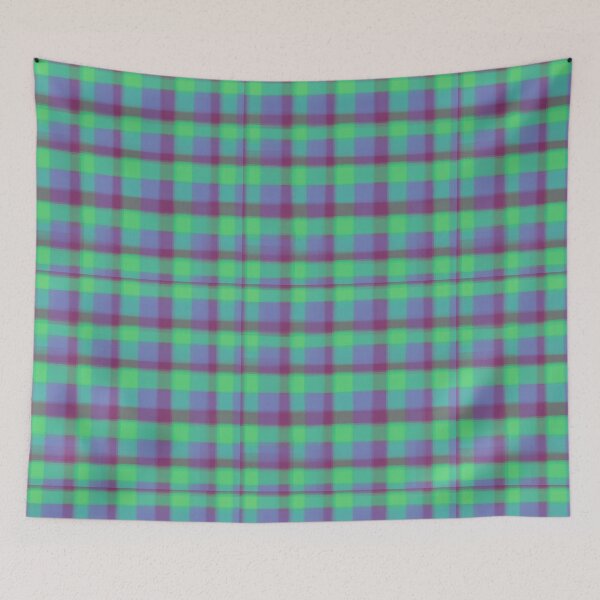 Item preview, Green lavender plaid pattern  designed and sold by AOHstudios.